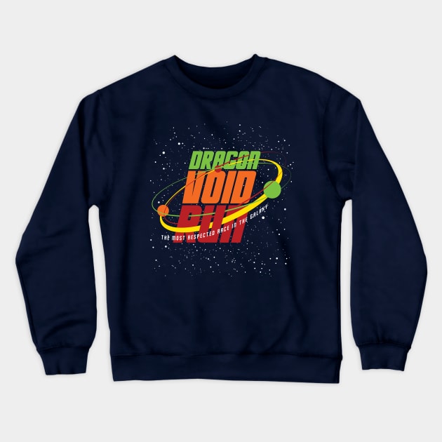 Dragon Void Run Crewneck Sweatshirt by MindsparkCreative